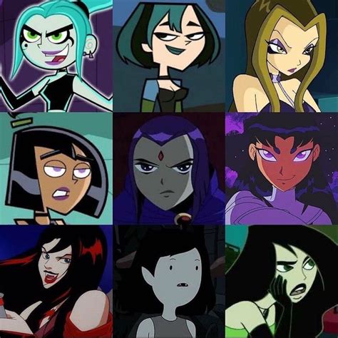 cartoon network characters|emo cartoon characters girl.